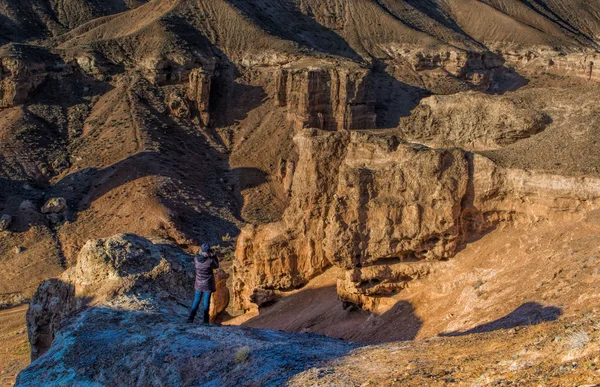 Charyn canyon in the Kazakhstan — Stock Photo, Image