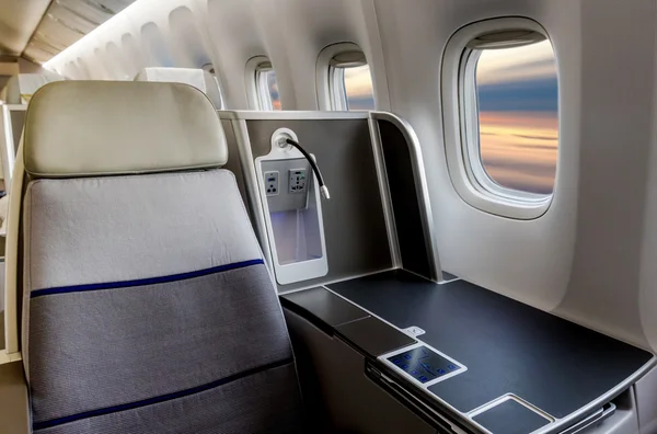 Business jet interior — Stock Photo, Image
