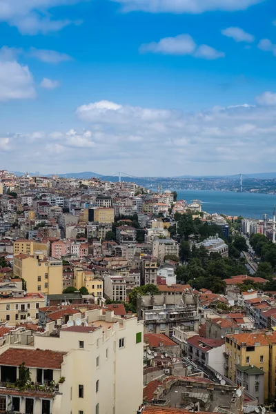 Istambul, Turquia, Vista da Torre de Galata — Fotografia de Stock