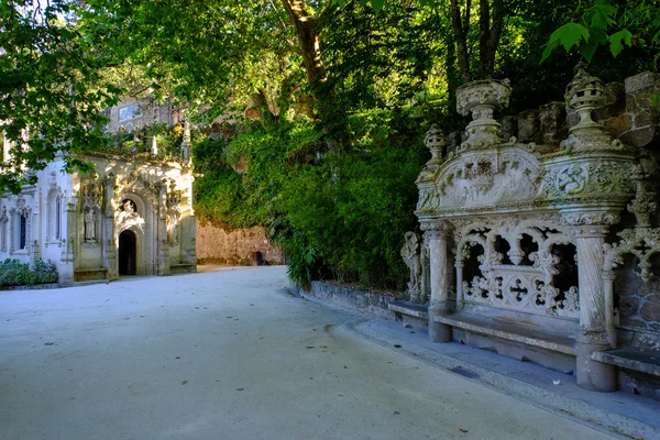 Regaleira (Quinta da Regaleira da bilinir) Sintra, Portekiz'de bulunan Palace — Stok fotoğraf