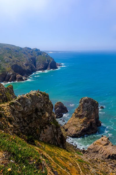 Cabo da roca, most western part of Europe, Portugal Royalty Free Stock Photos