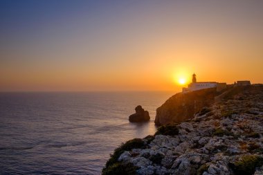 Portekiz Algarve bölgesi Sagres deniz feneri, Cape Saint Vincent