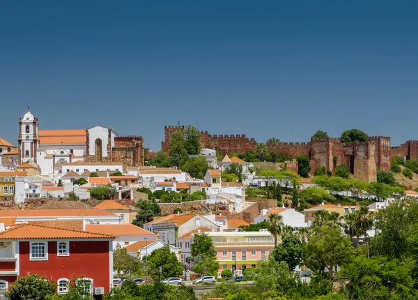 Vista panorâmica de Silves, Portugal — Fotografia de Stock