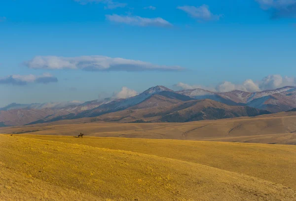 Göçebe yolculuk, Kazakistan, Orta Asya — Stok fotoğraf