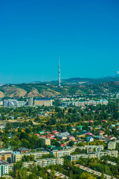 Pohled na město Almaty, Kazachstán — Stock fotografie