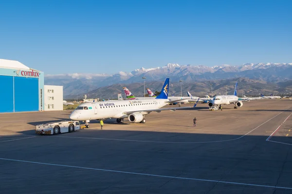 카자흐스탄 알마티 시에 공항 — 스톡 사진