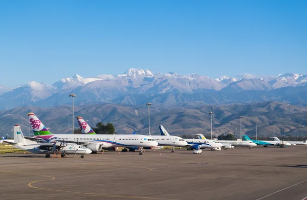 Airport in Almaty city, Kazakhstan — Stock Photo, Image