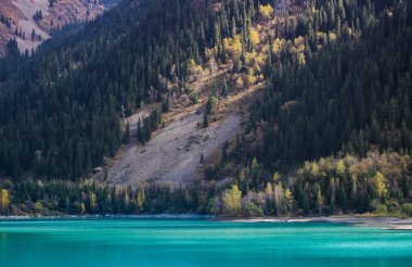 Alp göl Issyk, Kazakistan