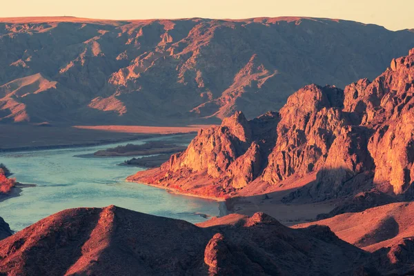 Přírodní Malebný Výhled Kazachstánu Almaty — Stock fotografie