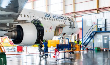 Mekanik kontrol uçak jet motoru, havacılık endüstriyel hizmet