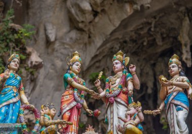 Hindu heykelleri, batu caves, Malezya