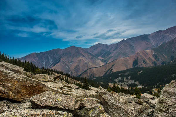 Nature near Big Almaty Lake, Tien Shan Mountains — Stock Photo, Image