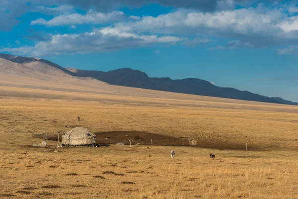 Yurt op de Zijderoute — Stockfoto