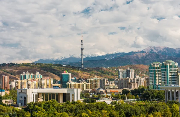 Visa över almaty — Stockfoto