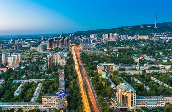 Blick auf Almaty — Stockfoto