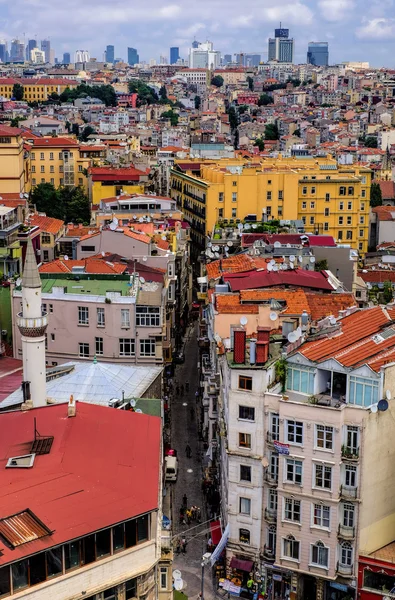 Istanbul pohled od Galatské věže — Stock fotografie