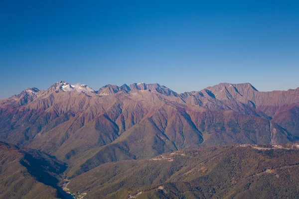 Beautiful Western Caucasus mountains in autumn — Stock Photo, Image