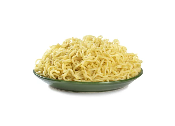 Plain Maggi Noodles Instant Masala Maggi Isolated White Background Royalty Free Stock Images