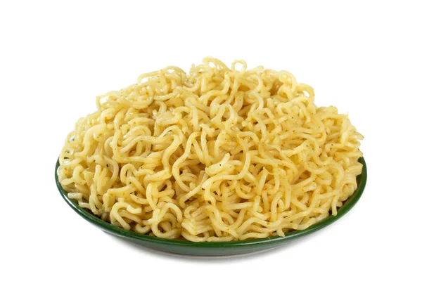 Plain Maggi Noodles Instant Masala Maggi Isolated White Background Stock Photo