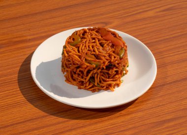 Indian Famous Mumbai Tasty Fast Food Spicy Chinese Bhel