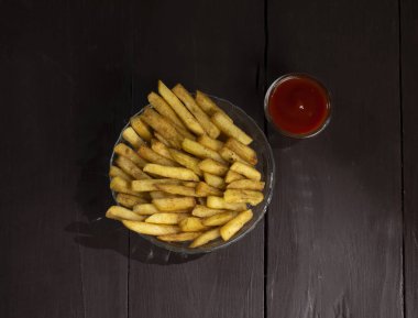 Homemade Baked Potato Spicy French Fries or Simply Fries