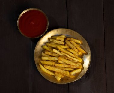Homemade Baked Potato Spicy French Fries or Simply Fries
