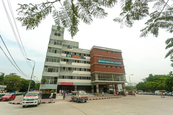 Передній Вид Нової Найбільшої Лікарні Ковід Мохахалі Дакка Бангладеш Квітня — стокове фото