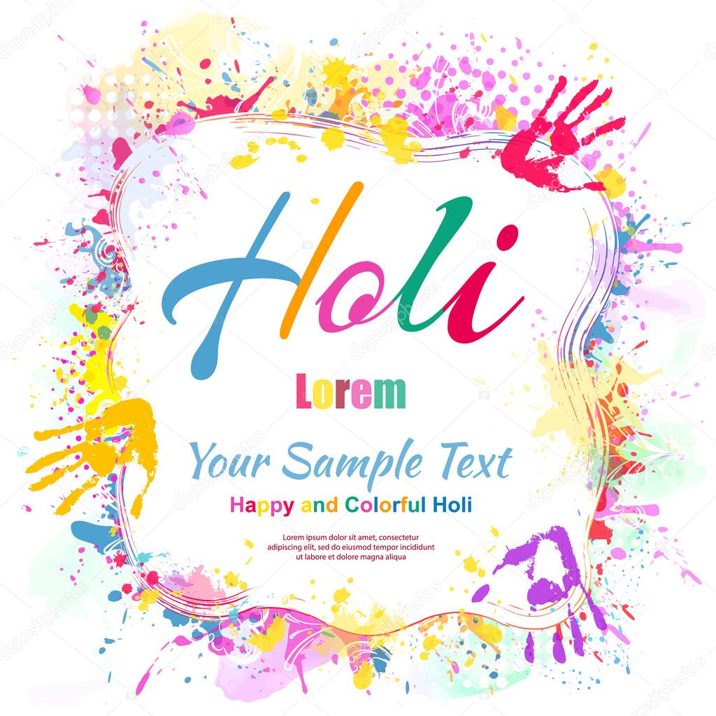 Happy Holi, a spring festival of colors