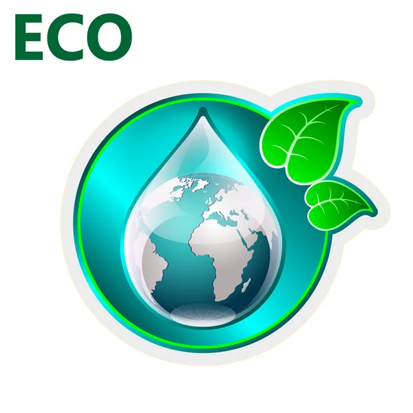 Earth day, illustration on theme ecology — Stock Photo, Image