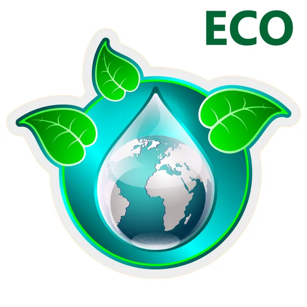 Earth day, illustration on theme ecology — Stock Photo, Image