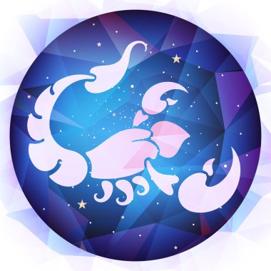 zodiac sign Scorpio, illustrations clipart