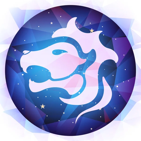 Signo do zodíaco Leo, ilustrações — Fotografia de Stock