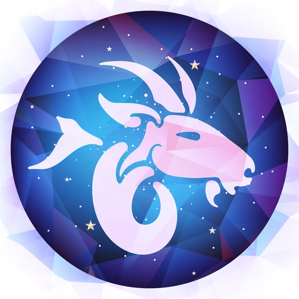 Znak zodiaku Koziorożec, ilustracje — Zdjęcie stockowe