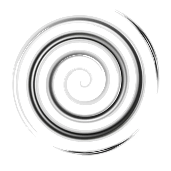 Silver akvarell spiral — Stock vektor