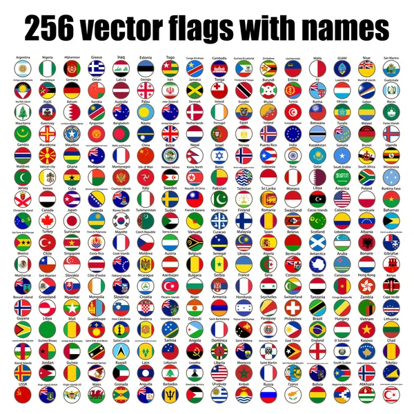 Flags of the world — Stock Vector