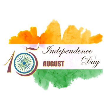 Bağımsızlık dayindian Bağımsızlık günü Festival arka plan metin ile