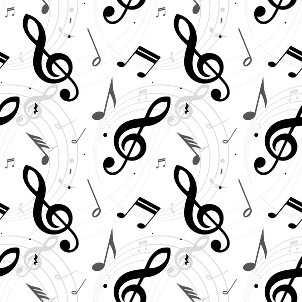 Music note seamless, illustration — Stock Photo, Image