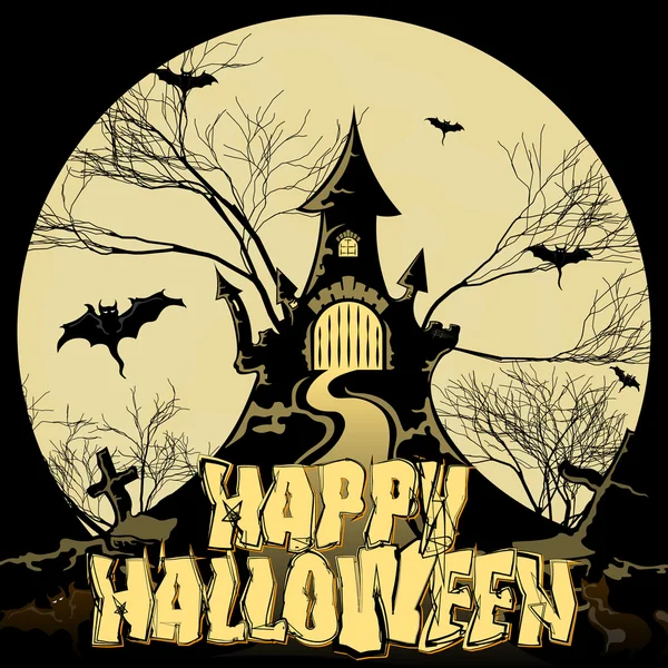 Feliz Halloween, ilustración — Foto de Stock