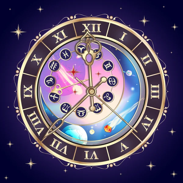 Burçlar, Astroloji saati, vektör