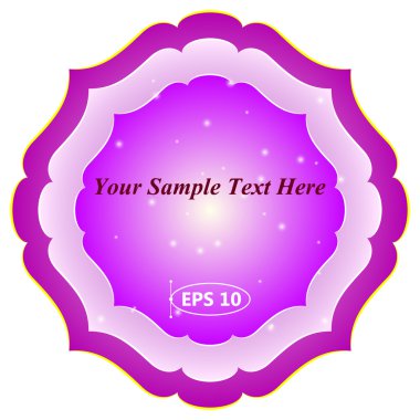 vektör retro çerçeve tasarımı