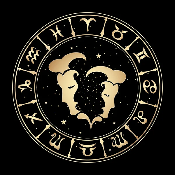 Znaki zodiaku, ilustracji wektorowych. — Wektor stockowy