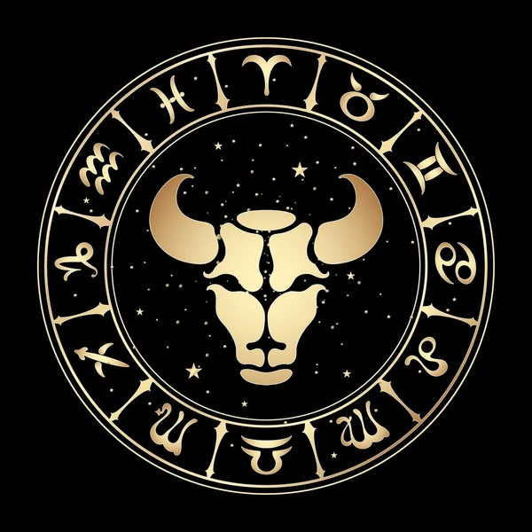 Signos del zodiaco, ilustración vectorial . — Vector de stock