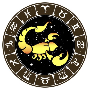 Burcu Akrep, vektör çizim