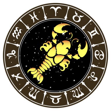 Kanser burç, vektör çizim