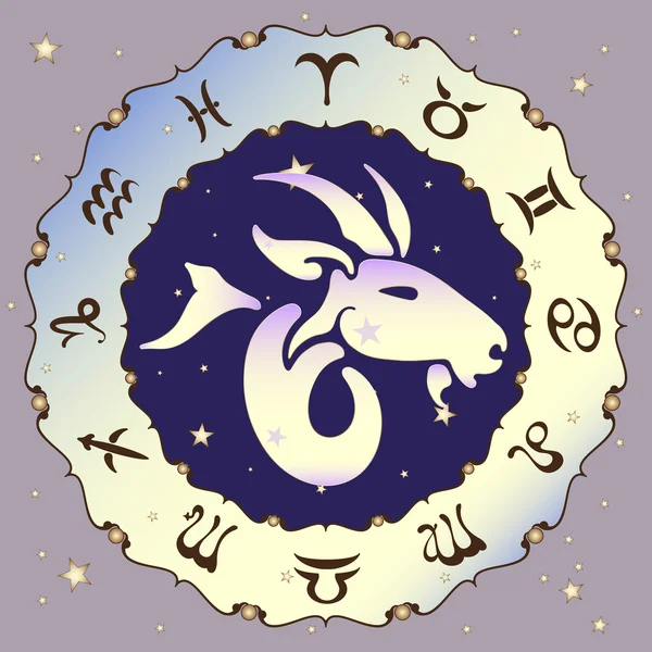 Oğlak burç, vektör çizim