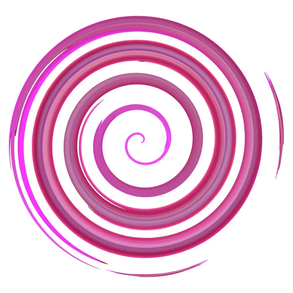 Lilás espiral aquarela, elementos para design, ilustração vetorial — Vetor de Stock