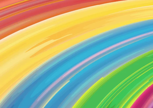 Acuarela arco iris vector fondo — Vector de stock