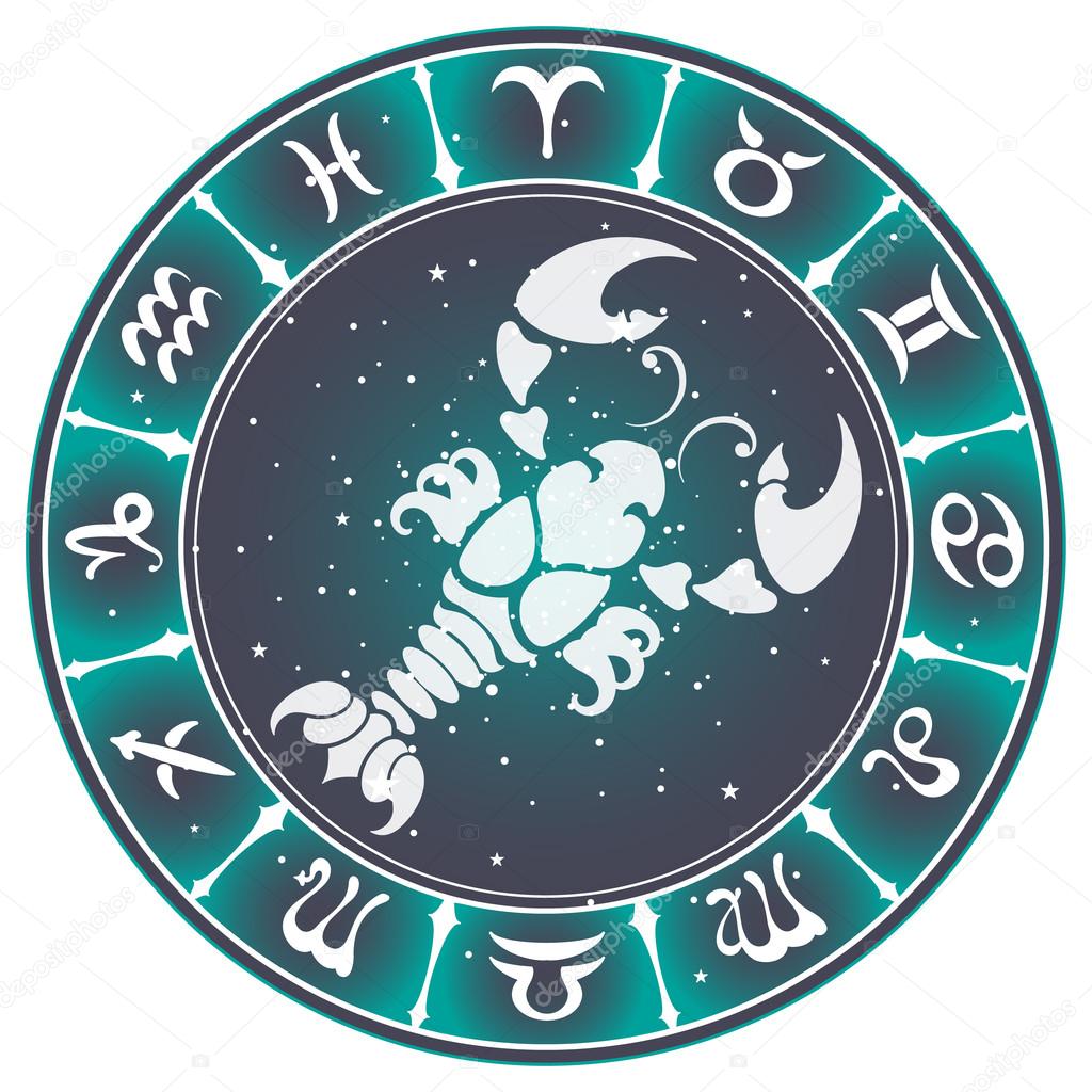 Cancer zodiac sign , vector illustration