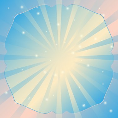 Radyal vektör arka plan retro