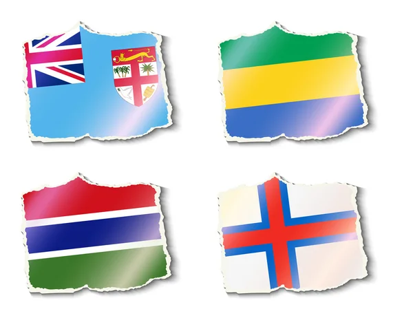 Flags of the world, vector illustration — Stock Vector